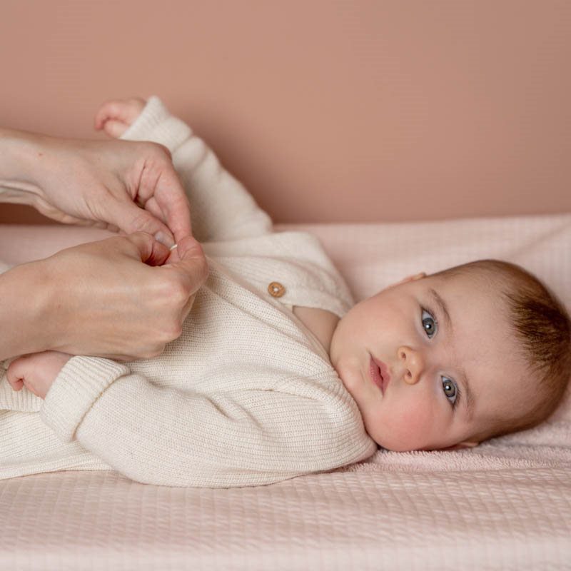 Capa para muda fraldas - Pure Soft Pink | Little Dutch Mini-Me - Baby & Kids Store