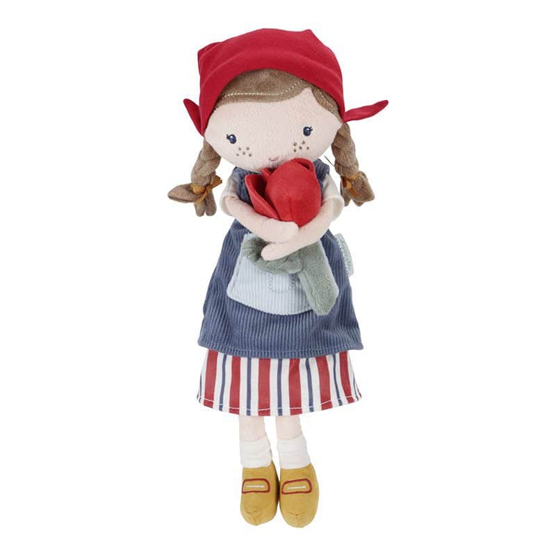 Boneca de pano Rosa - Agricultora Holandesa 35cm | Little Dutch - Mini-Me