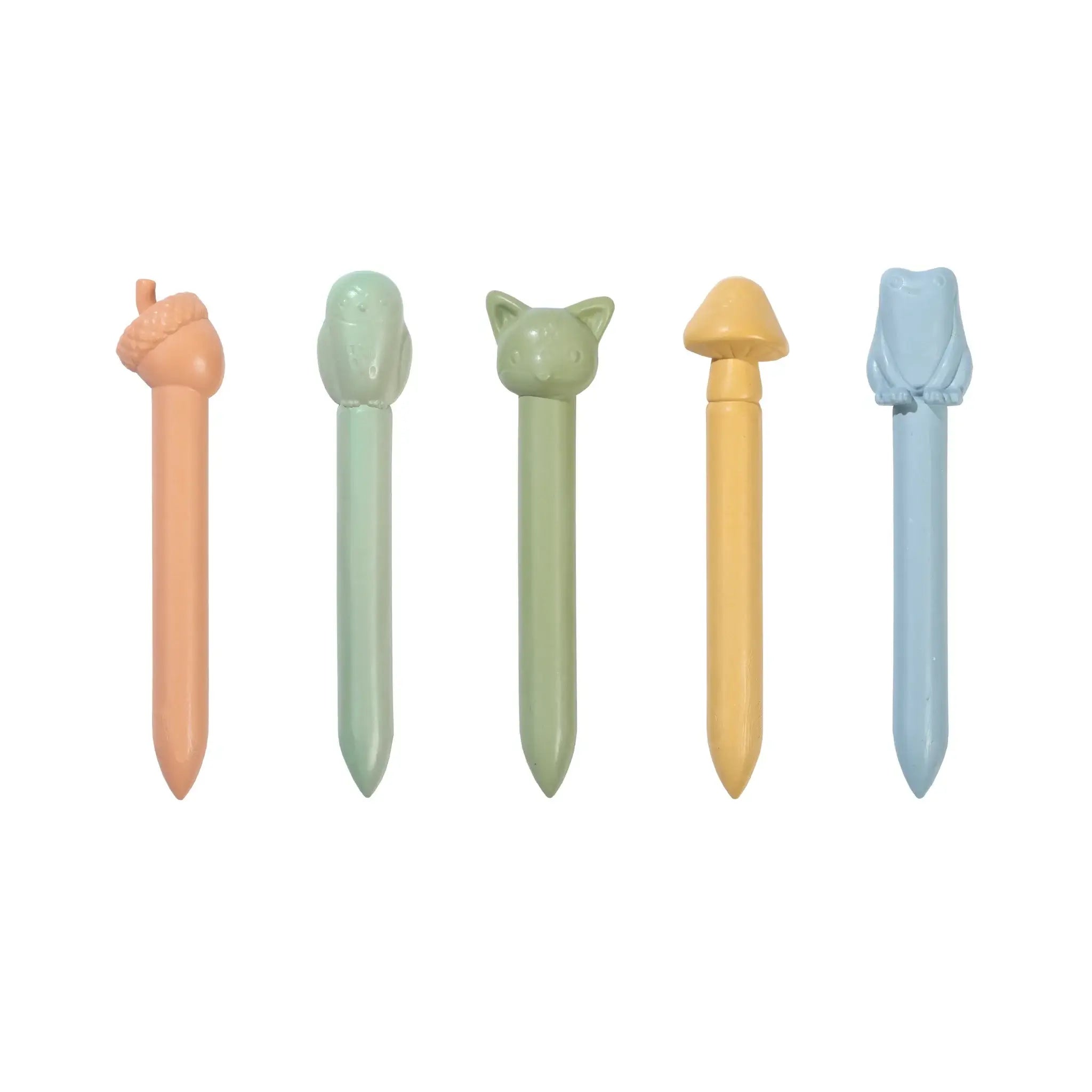 Lápis de Cera Forest Friends Little Dutch em cores divertidas de amigos da floresta para crianças.