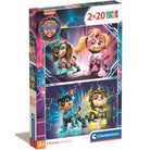 Puzzle 2 X 20 Peças - Patrulha Pata - Mighty Movie | Clementoni Mini-Me - Baby & Kids Store