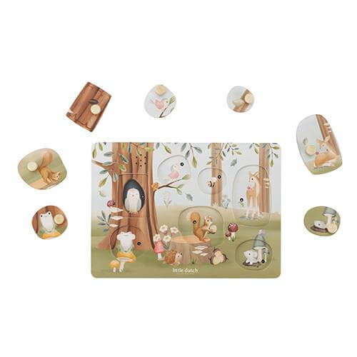 Puzzle de Sons - Forest Friends | Little Dutch Mini-Me - Baby & Kids Store