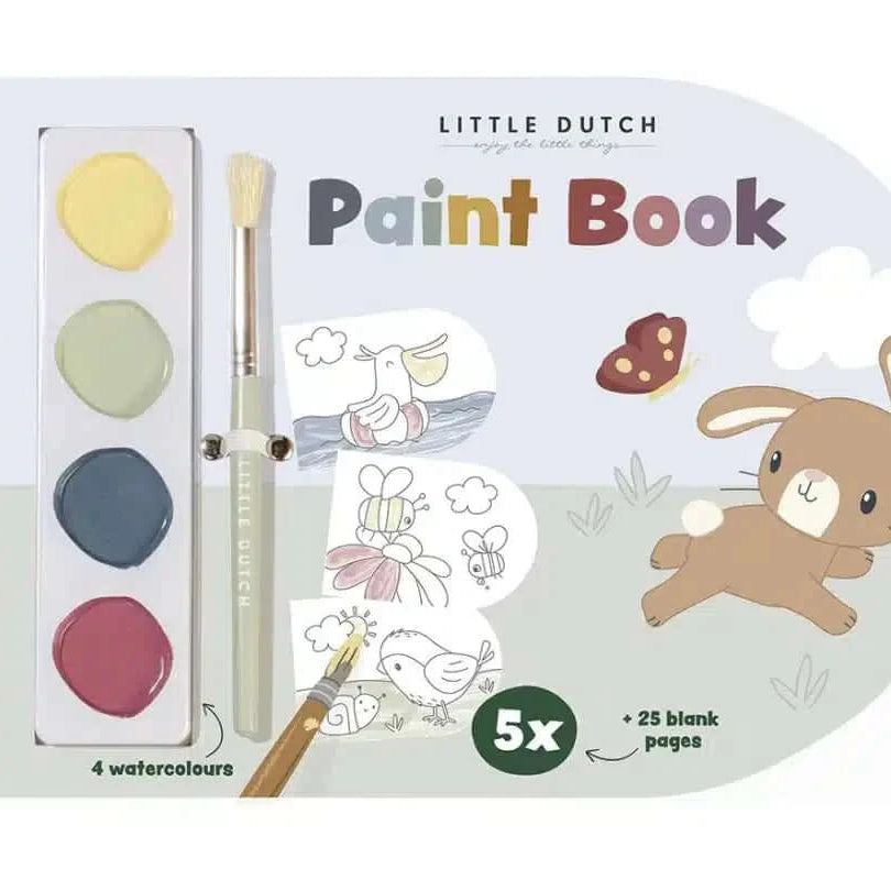 Livro de pintar com aguarelas | Little Dutch Mini-Me - Baby & Kids Store