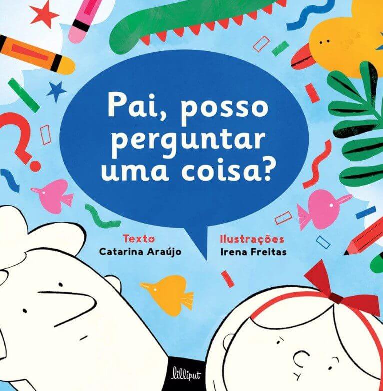 Livro - Pai, Posso perguntar uma coisa? Nuvem de Letras Mini-Me - Baby & Kids Store