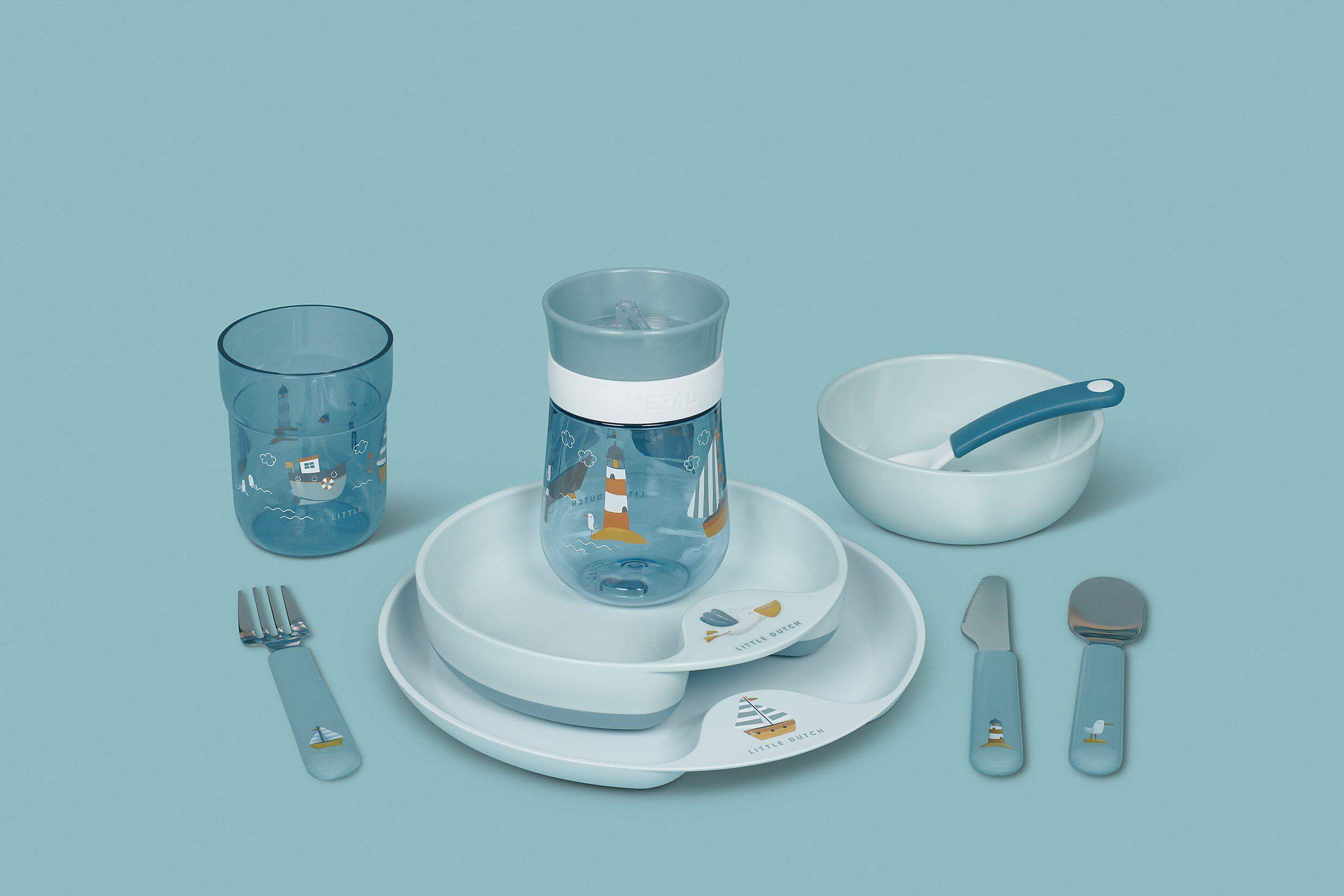 Tigela de refeição Mio – Sailors Bay | Little Dutch - Mini-Me - Baby & Kids Store