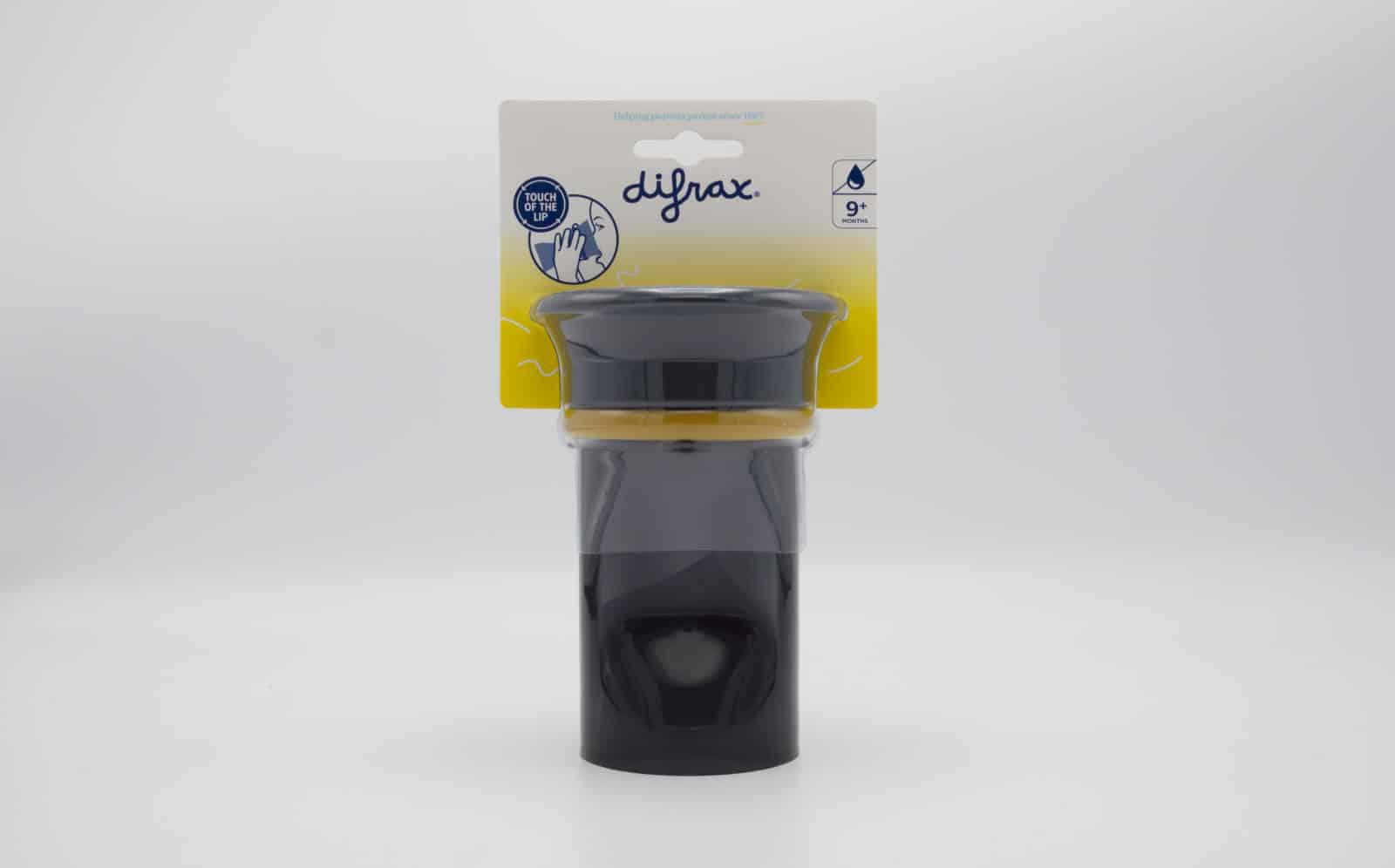 Copo de aprendizagem 360 - cinza | DIFRAX - Mini-Me - Baby & Kids Store