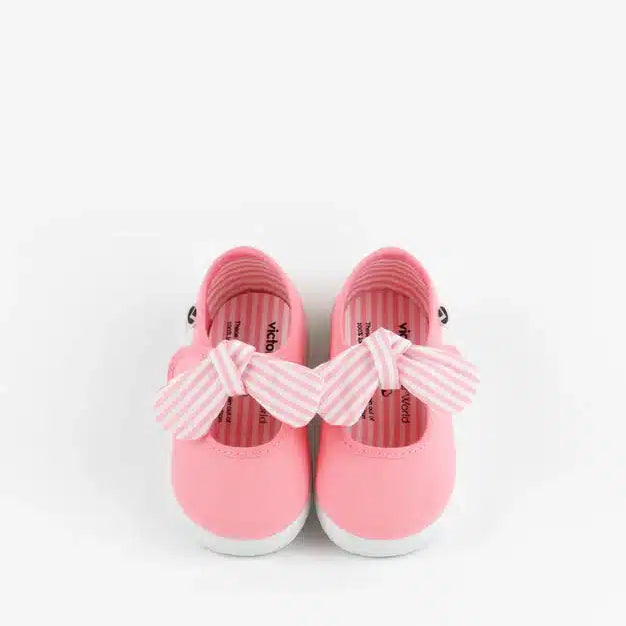 Victoria Sapato de Laço - Flamingo