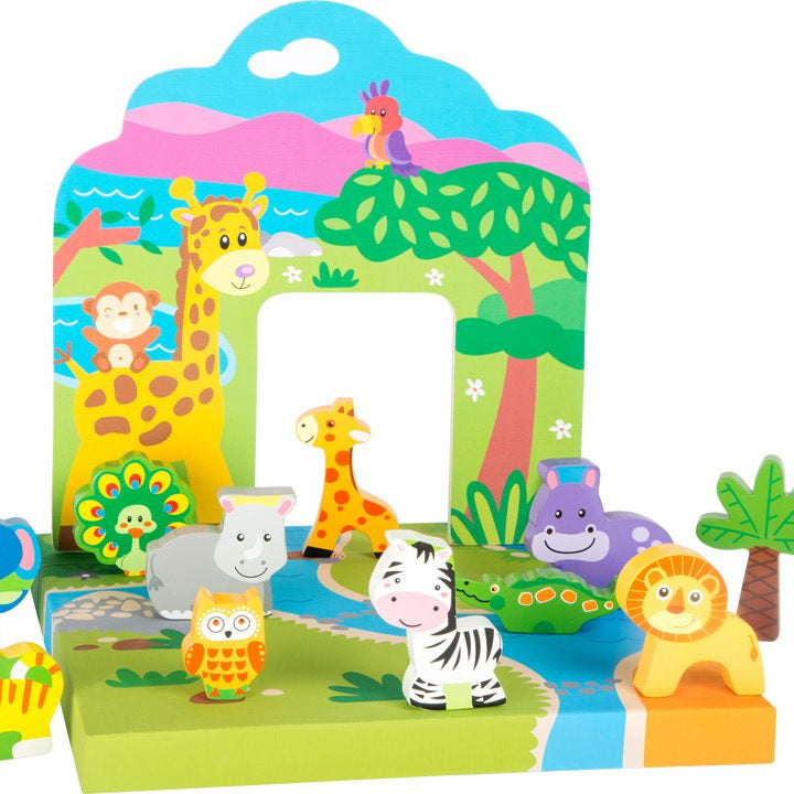Jogo cenário com animais - "O zoo" | Small Foot Mini-Me - Baby & Kids Store