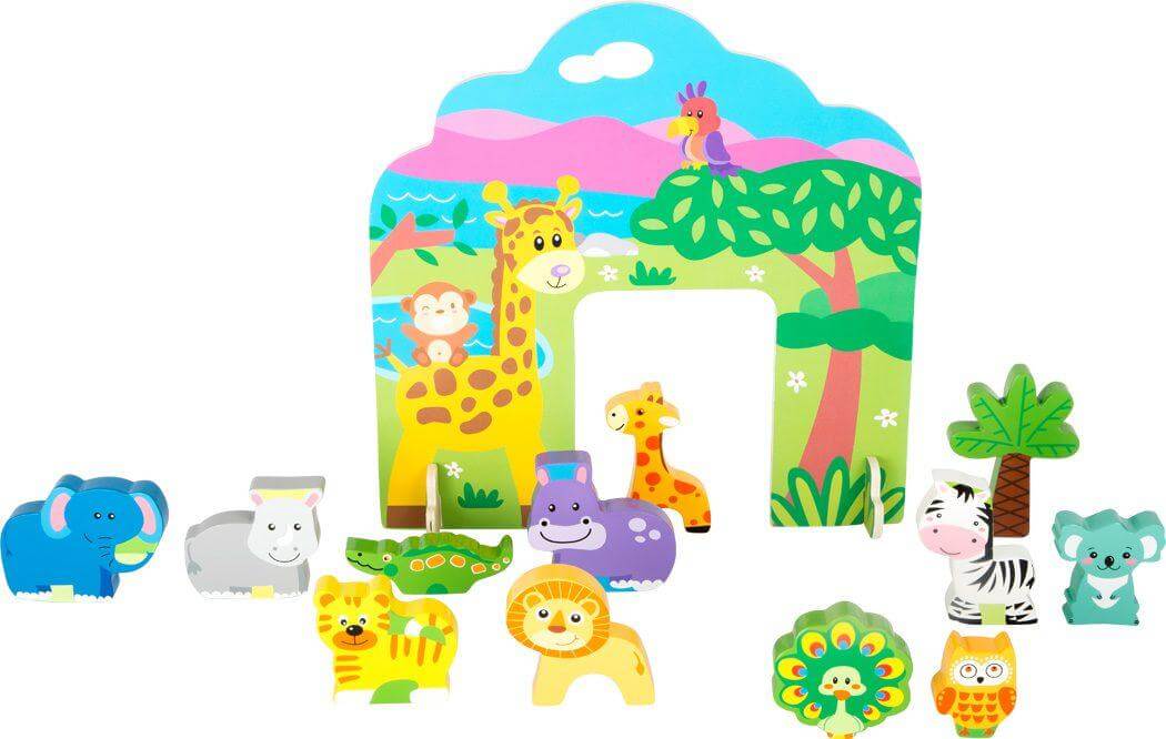 Jogo cenário com animais - "O zoo" | Small Foot - Mini-Me - Baby & Kids Store