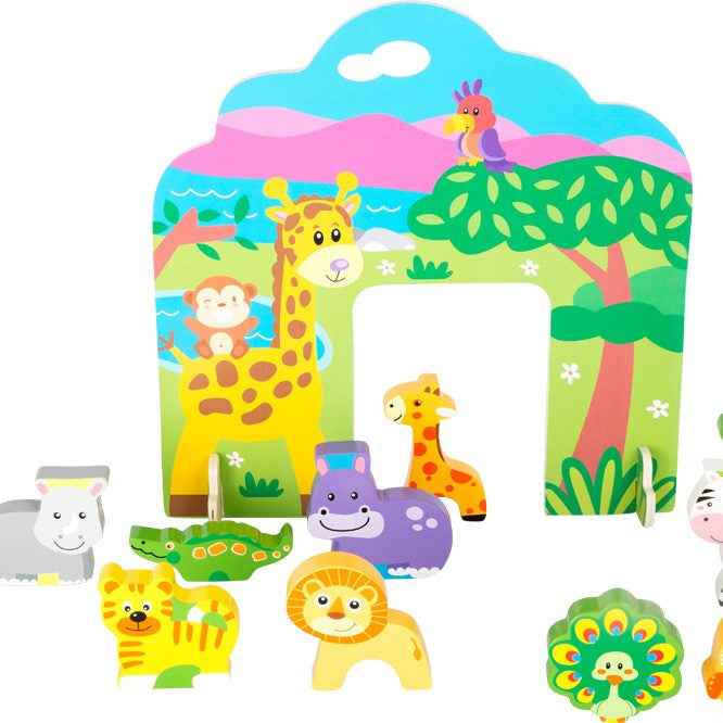 Jogo cenário com animais - "O zoo" | Small Foot Mini-Me - Baby & Kids Store