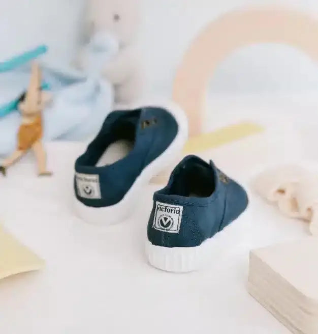 Victoria Sapatilhas de Elástico - Marinho - Mini-Me - Baby & Kids Store