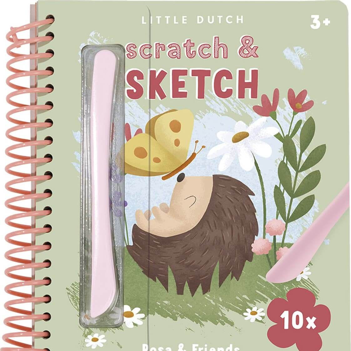Livro de raspar - Rosa & Friends | Little Dutch Little Dutch Mini-Me - Baby & Kids Store