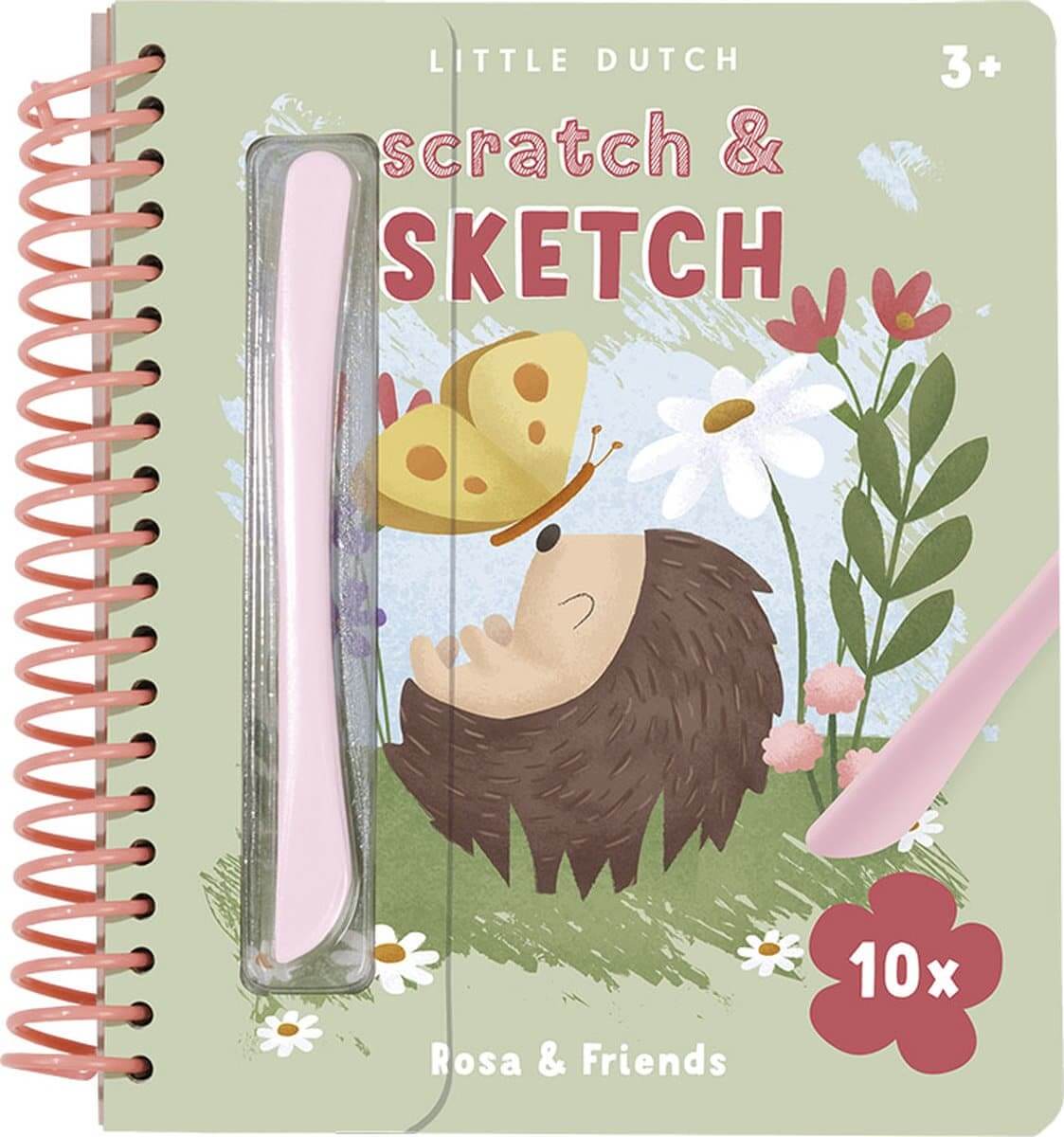 Livro de raspar - Rosa & Friends | Little Dutch Little Dutch Mini-Me - Baby & Kids Store