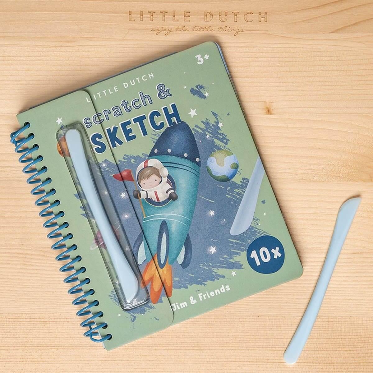 Livro de raspar - Jim & Friends | Little Dutch - Mini-Me - Baby & Kids Store