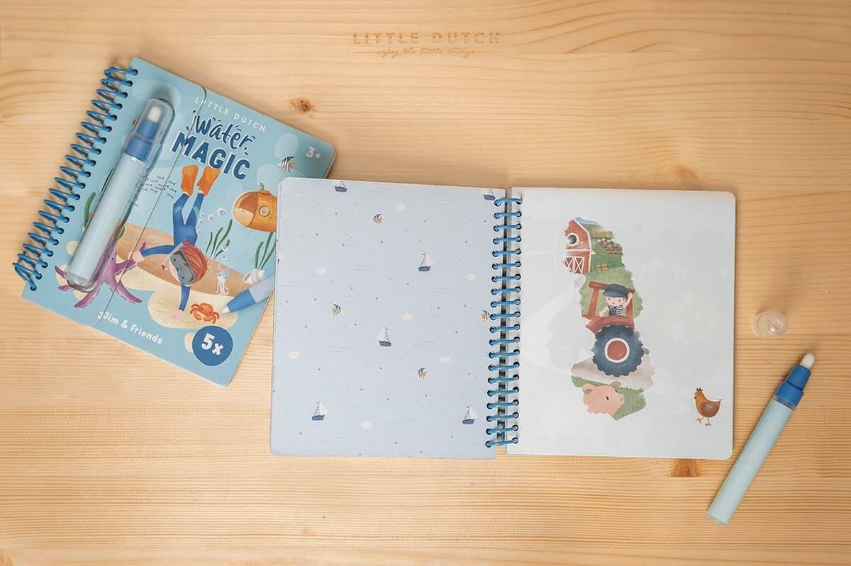 Livro de colorir Water Magic - Jim & Friends | Little Dutch - Mini-Me - Baby & Kids Store