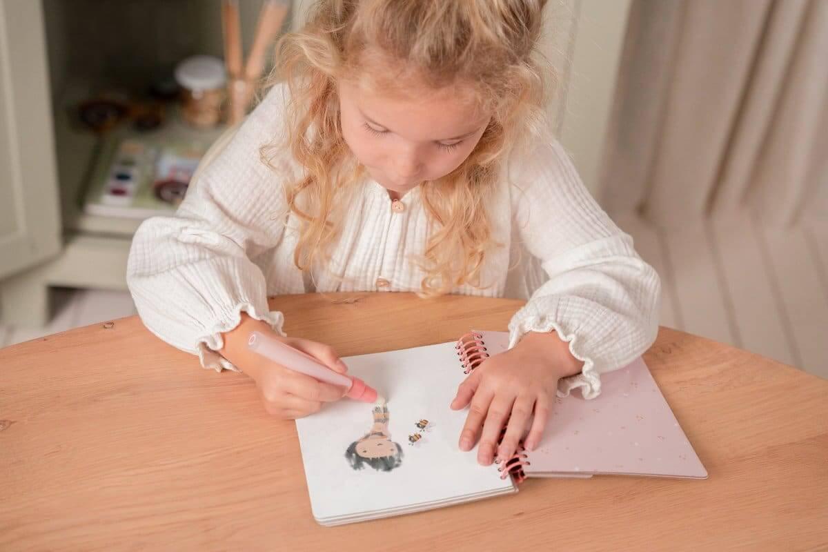 Livro de colorir Water Magic - Rosa & Friends | Little Dutch - Mini-Me - Baby & Kids Store