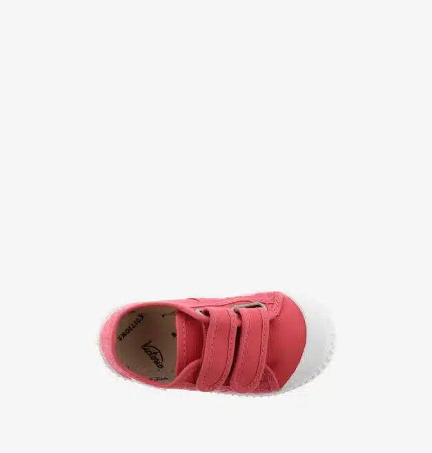 Sapatilhas Victoria com Velcro - Rosa dalia - Mini-Me - Baby & Kids Store