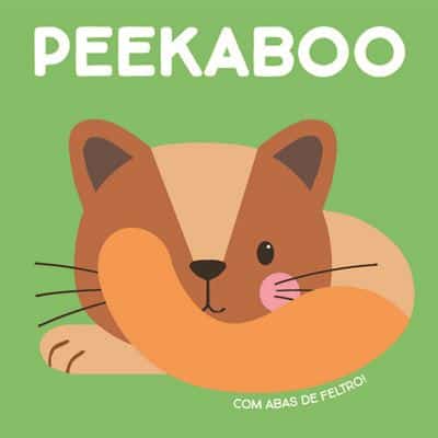 Livro Peekaboo c/abas de feltro - Gato Mini-Me