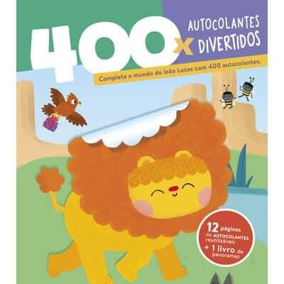 Livro 400 autocolantes divertidos - Leão Mini-Me
