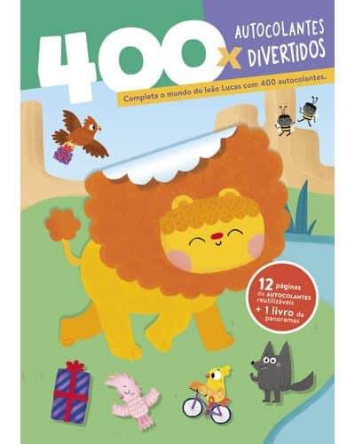 Livro 400 autocolantes divertidos - Leão Yoyo Books Mini-Me - Baby & Kids Store