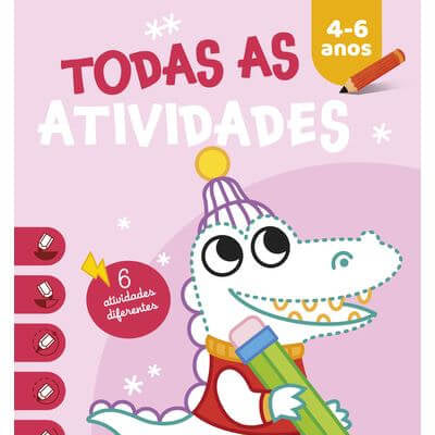 Livro Rosa - Todas as Atividades 4-6 anos Mini-Me - Baby & Kids Store
