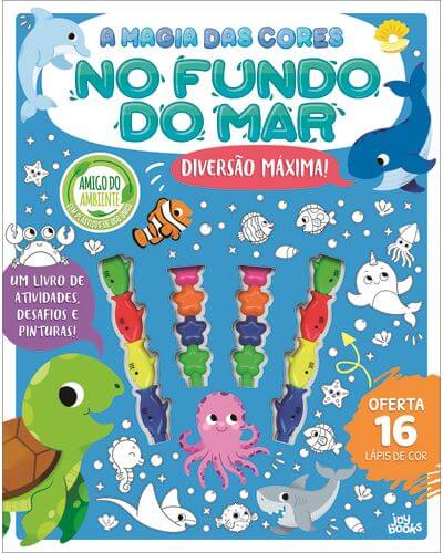 Livro A Magia das Cores - No Fundo do Mar Joybooks Mini-Me - Baby & Kids Store