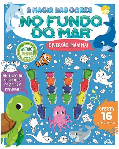 Livro A Magia das Cores - No Fundo do Mar Mini-Me - Baby & Kids Store