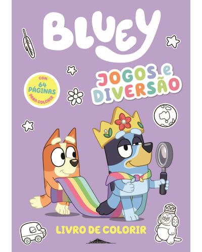 Bluey - Jogos e Diversão: Livro de Colorir Mini-Me - Baby & Kids Store