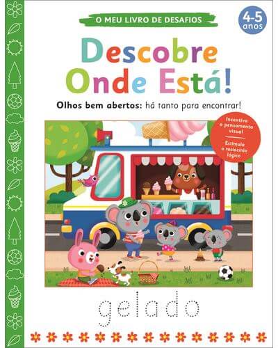 O Meu Livro de Desafios - Descobre Onde Está!: Gelado Mini-Me - Baby & Kids Store