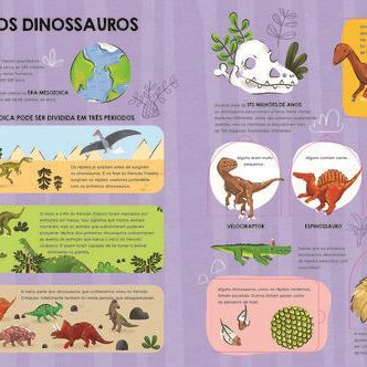 Livro Vamos à Descoberta – Dinossauros Mini-Me
