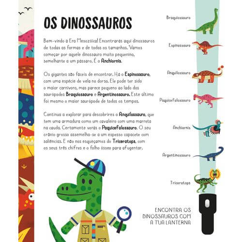 Livro Explora a Natureza – Dinossauros Mini-Me