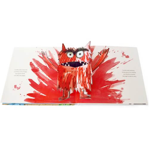 Livro O Monstro das Cores Pop-up Nuvem de Letras Mini-Me - Baby & Kids Store