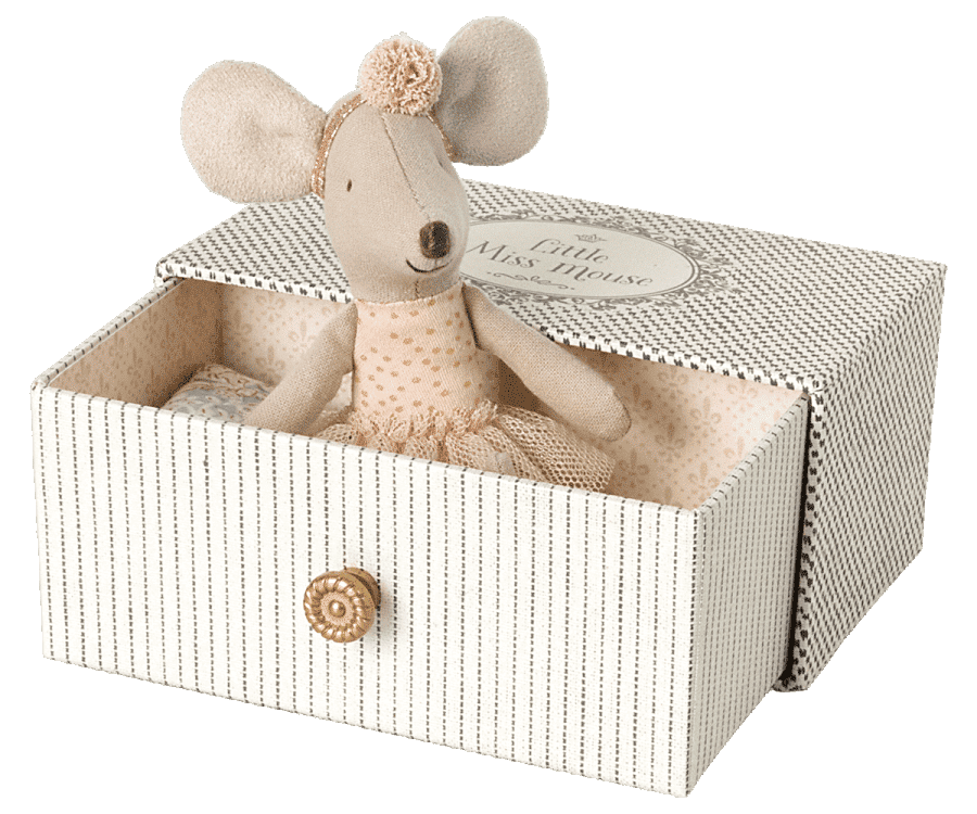 Dance Mouse in daybed - Little Sister | Maileg Mini-Me