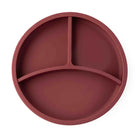 Prato em silicone com ventosa 2 em 1 - Burgundy | Eco Rascals Mini-Me - Baby & Kids Store