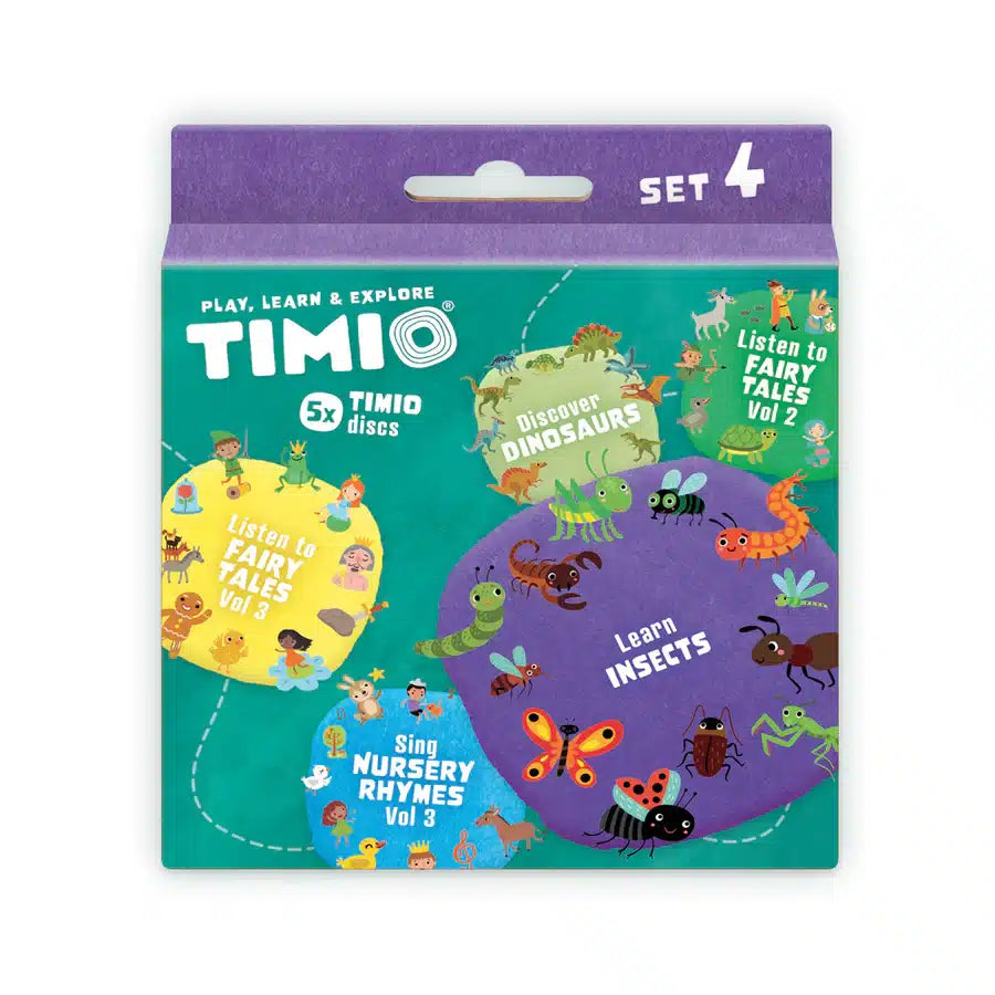 Timio – Set 4 de 5 Discos Mini-Me - Baby & Kids Store