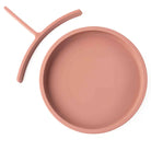 Prato em silicone com ventosa 2 em 1 - blush | Eco Rascals Mini-Me - Baby & Kids Store