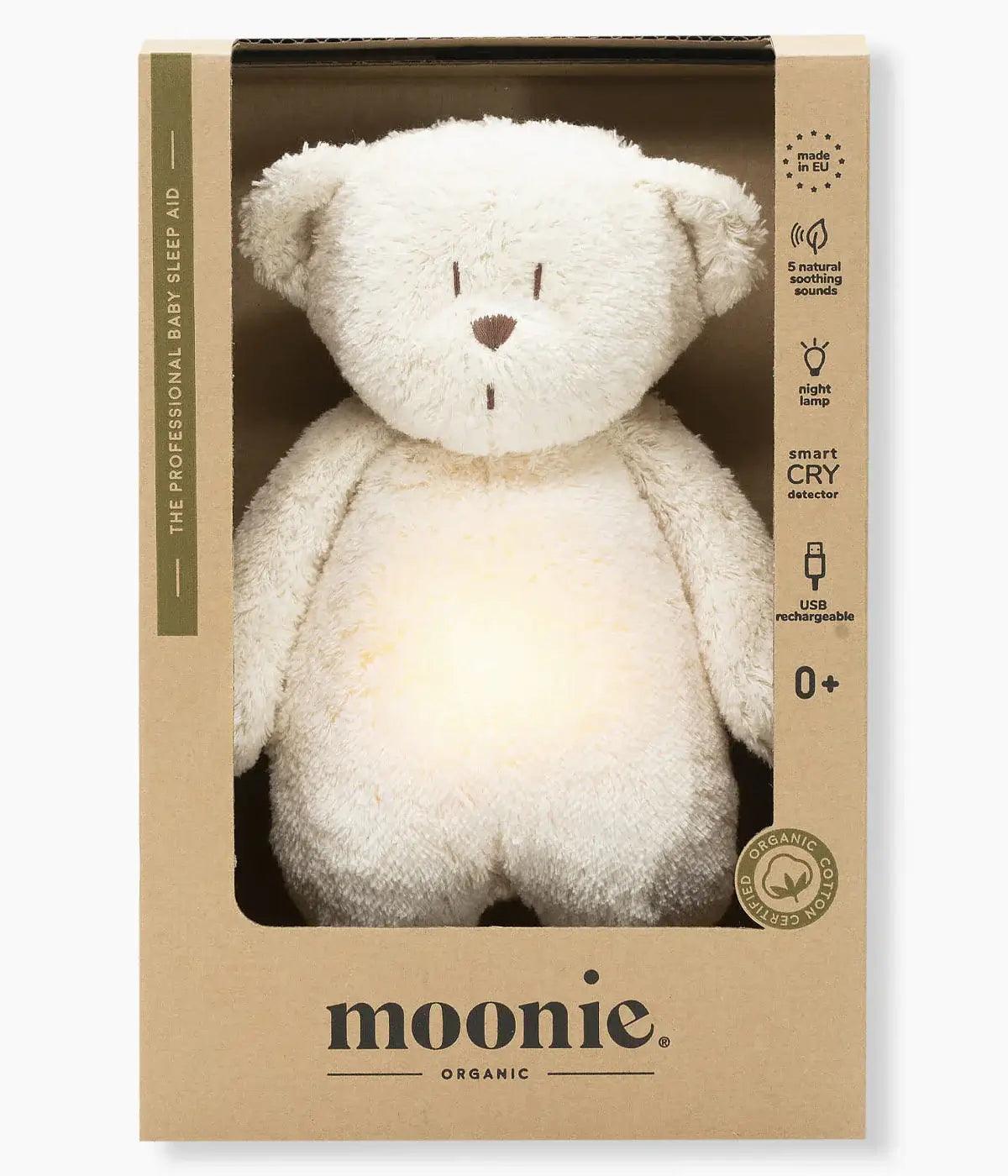 Moonie - Peluche de luz e som Orgânico | Polar Natur Mini-Me - Baby & Kids Store