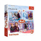 Puzzle 4 em 1 - Viagem ao Desconhecido - Frozen II | +4 anos Mini-Me - Baby & Kids Store