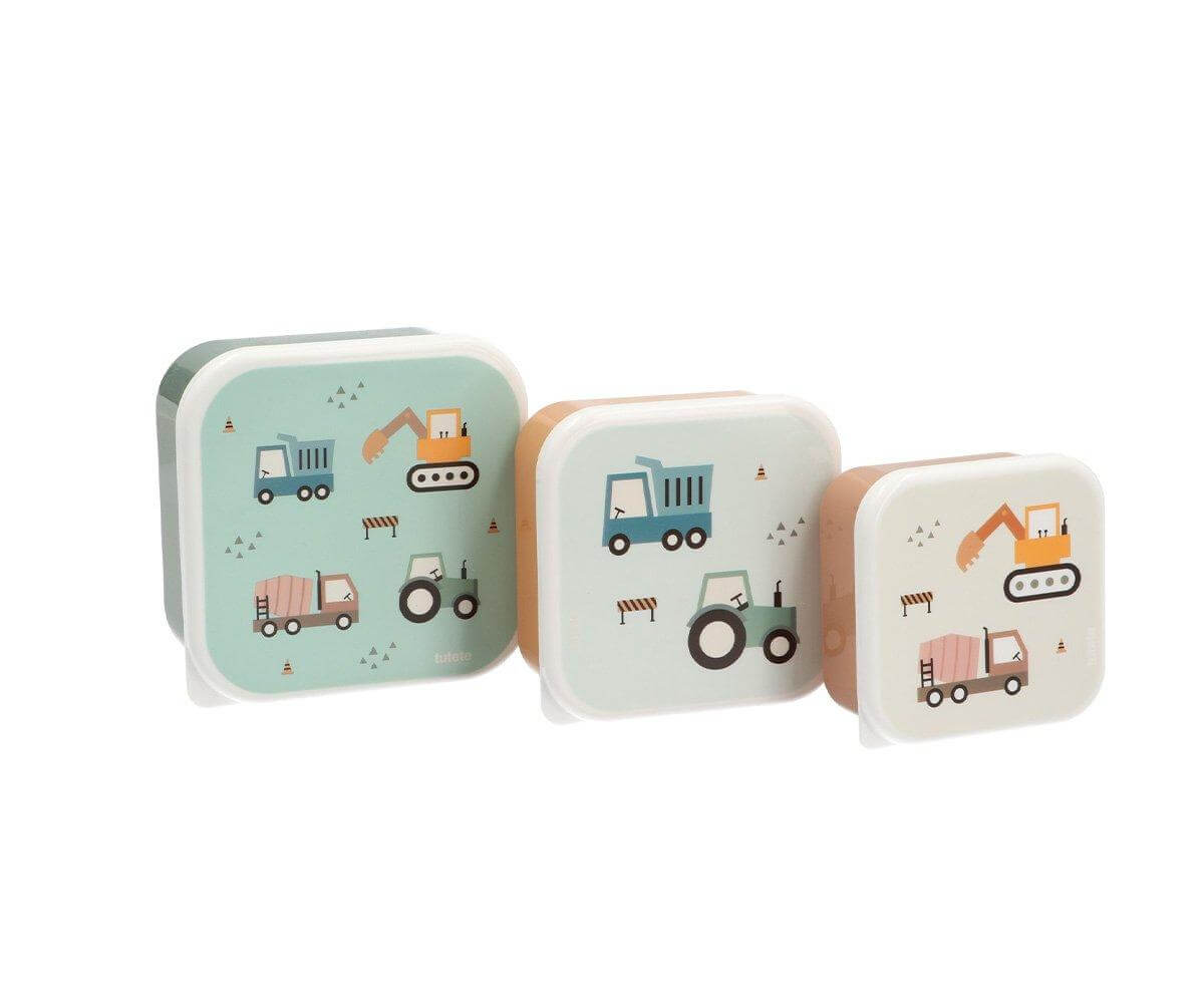 Tutete - Pack 3 caixas para alimentos Trucks Mini-Me - Baby & Kids Store