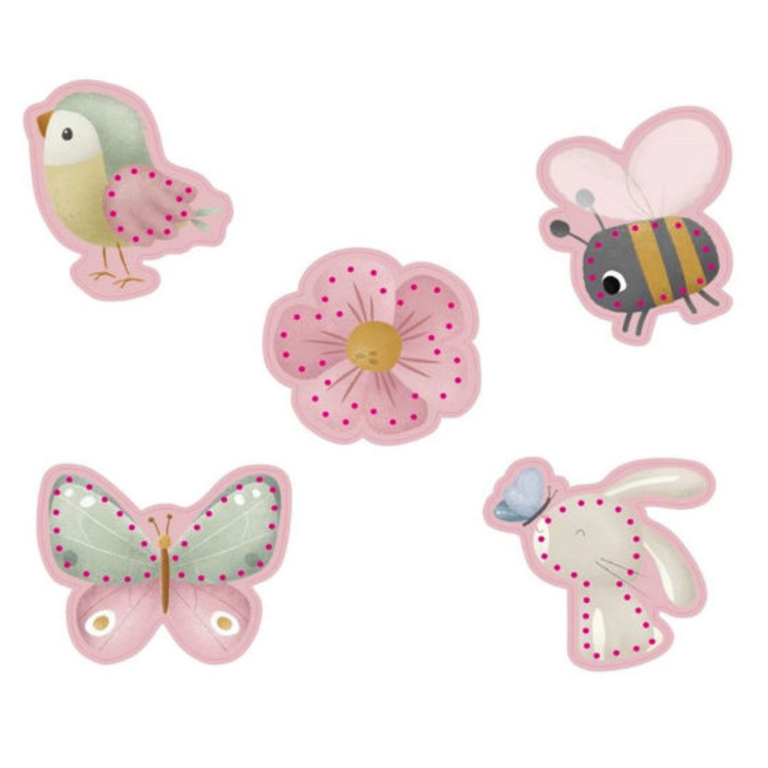 Cartão de Entrelaçar Flowers & Butterflies | Little Dutch Little Dutch Mini-Me - Baby & Kids Store