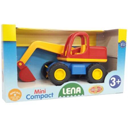 Mini escavadora com pá 12cm | Lena Toys Mini-Me - Baby & Kids Store