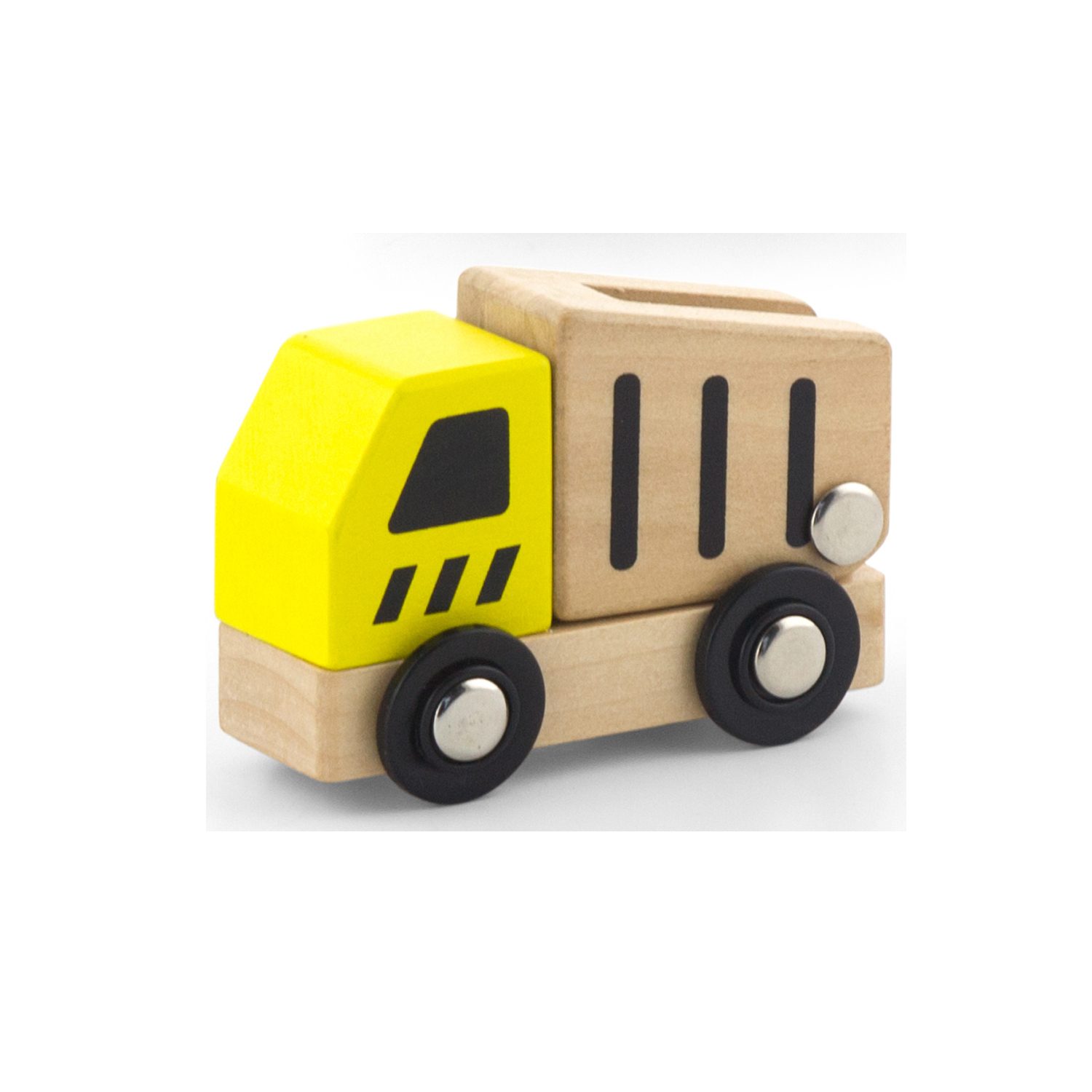 Conjunto de carrinhos de construção em madeira | Viga Toys Mini-Me - Baby & Kids Store