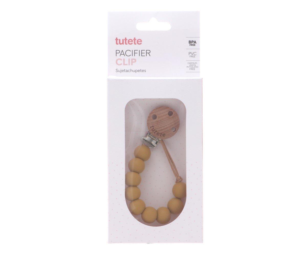 Prende chupeta mostarda | Tutete Mini-Me - Baby & Kids Store