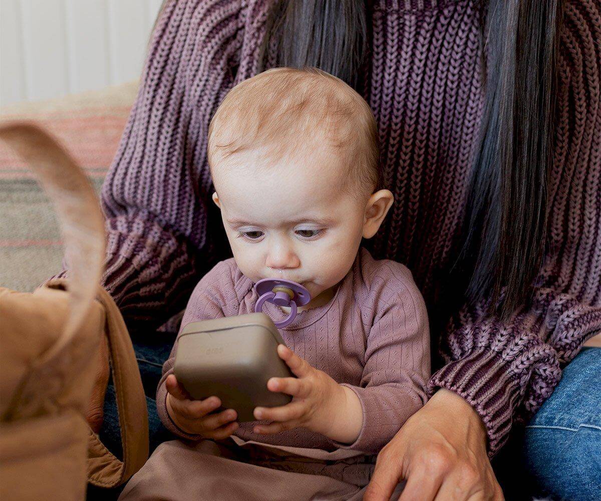 Caixa guarda chupetas - Ivory | BIBS - Mini-Me - Baby & Kids Store