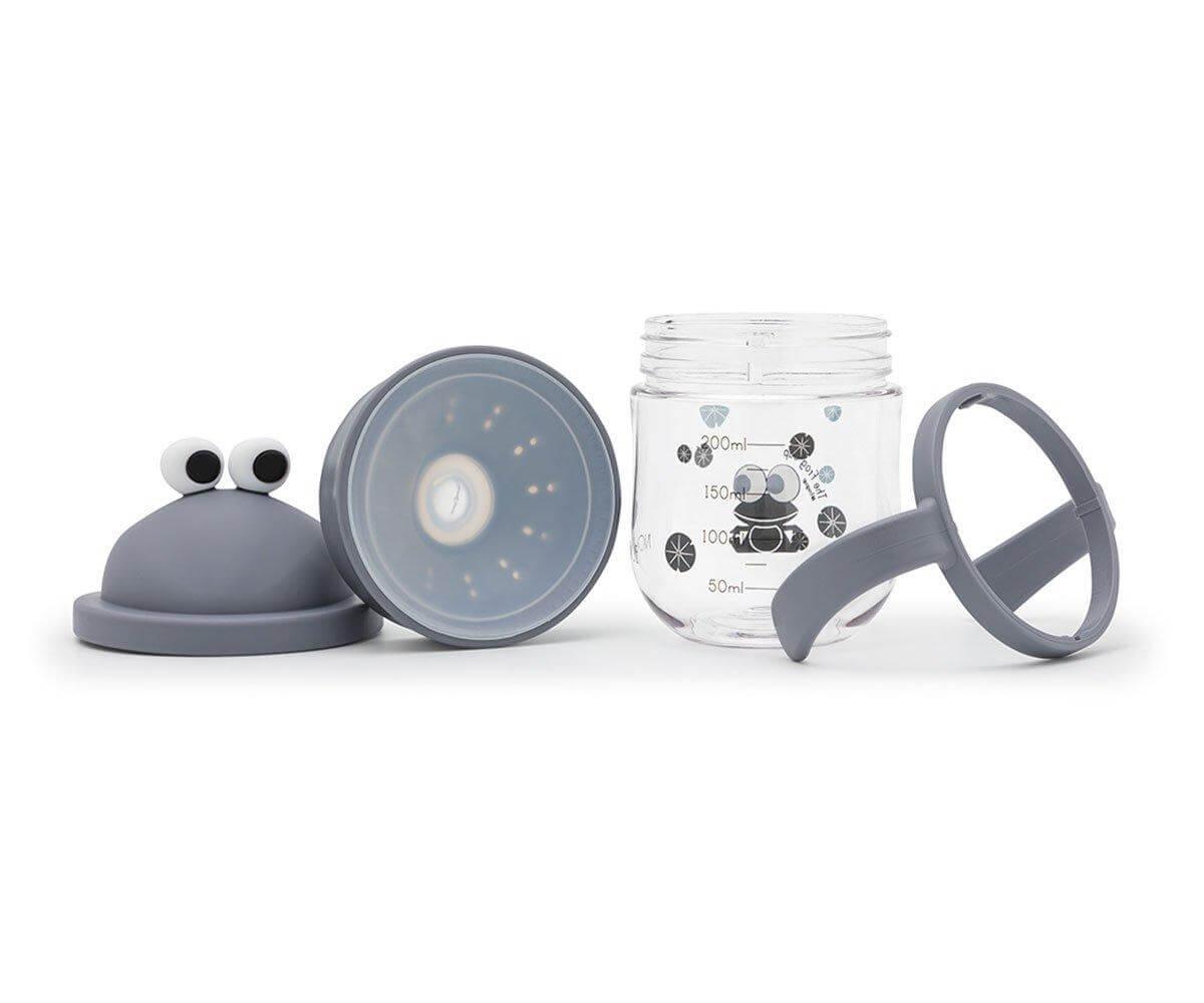 Copo de aprendizagem 360º Frog Azul | Noui Noui - Mini-Me - Baby & Kids Store