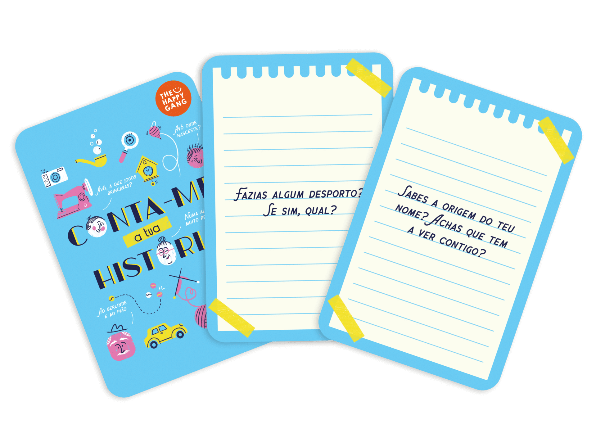 Desbloqueadores de Conversas – Conta-me a tua História | The Happy Gang - Mini-Me - Baby & Kids Store