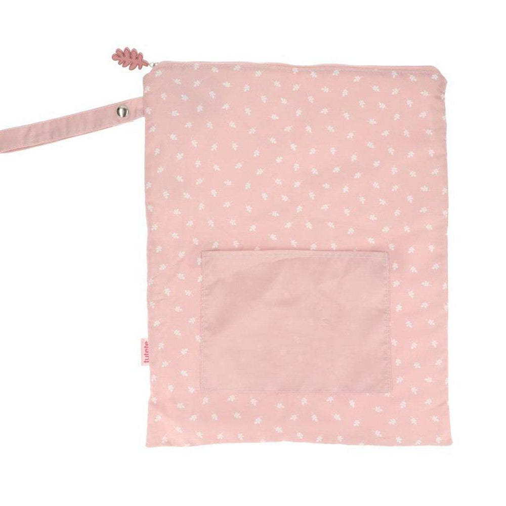 Bolsa impermeável grande Leaves Pink Mini-Me - Baby & Kids Store