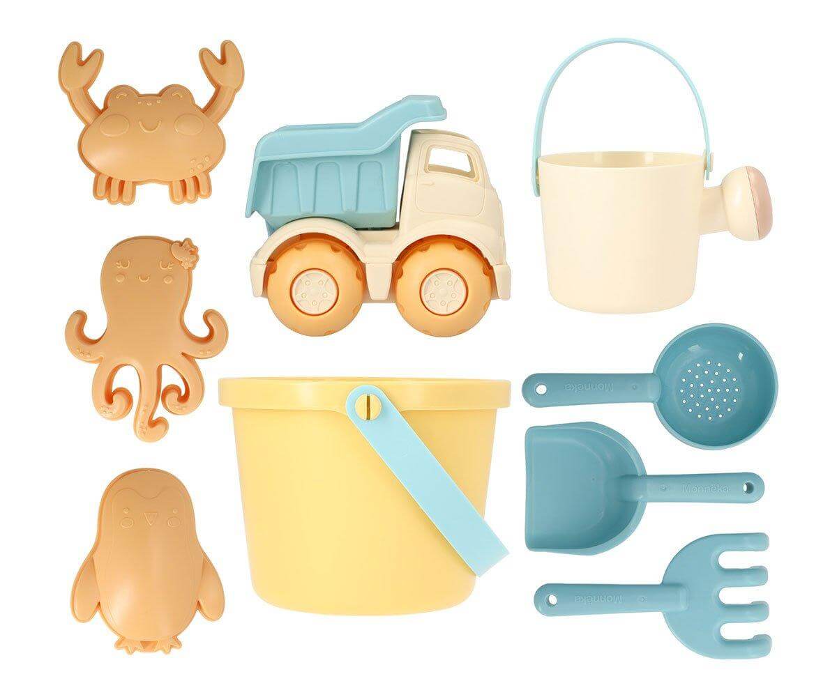 Set Brinquedos de praia Yellow | Monneka Mini-Me - Baby & Kids Store