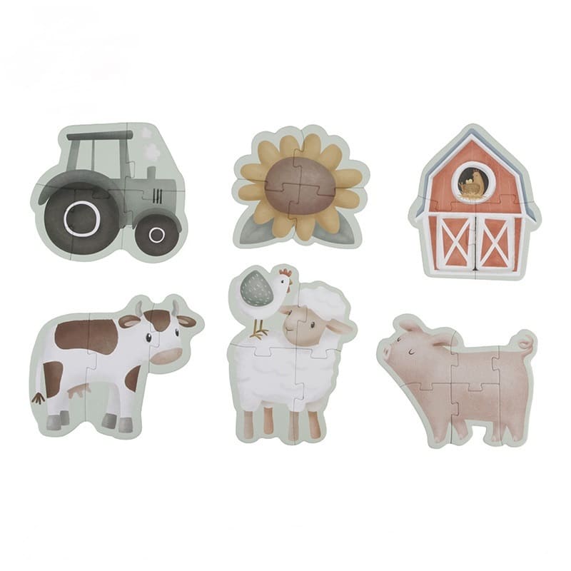 Puzzle 6 em 1 - Little Farm | Little Dutch Mini-Me - Baby & Kids Store