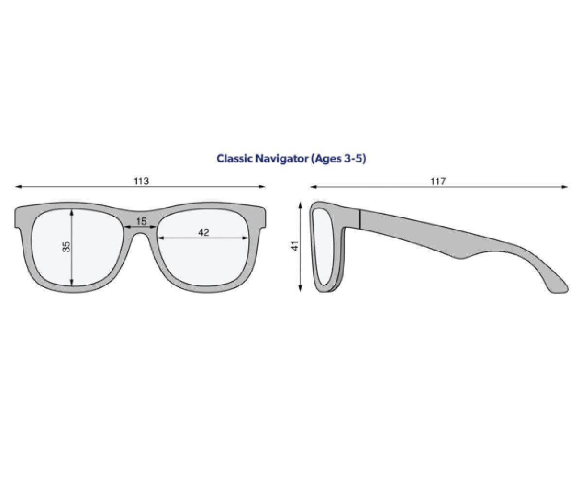 Óculos de sol flexíveis navigators "wacky watermelon" | Babiators - Mini-Me - Baby & Kids Store