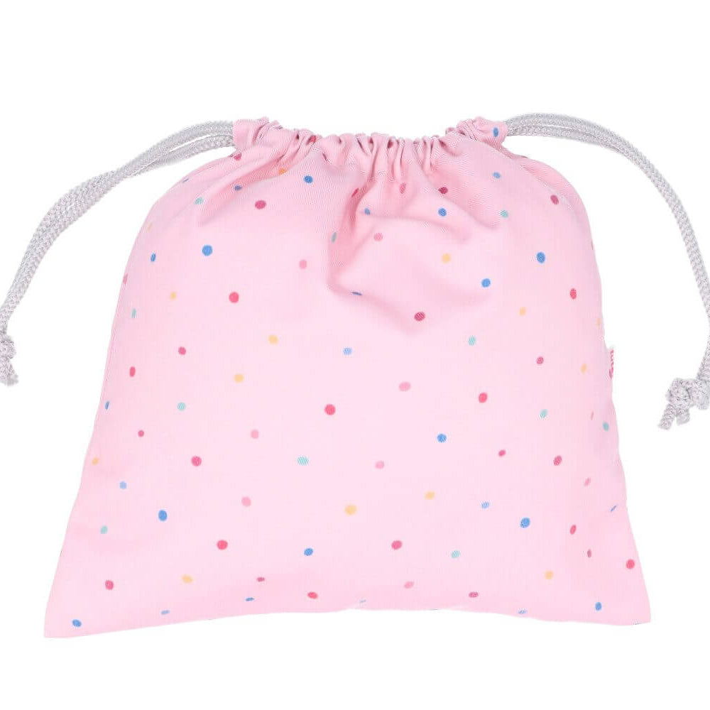 Bolsa de lanche - Bolinhas Rosa | Tutete Mini-Me - Baby & Kids Store